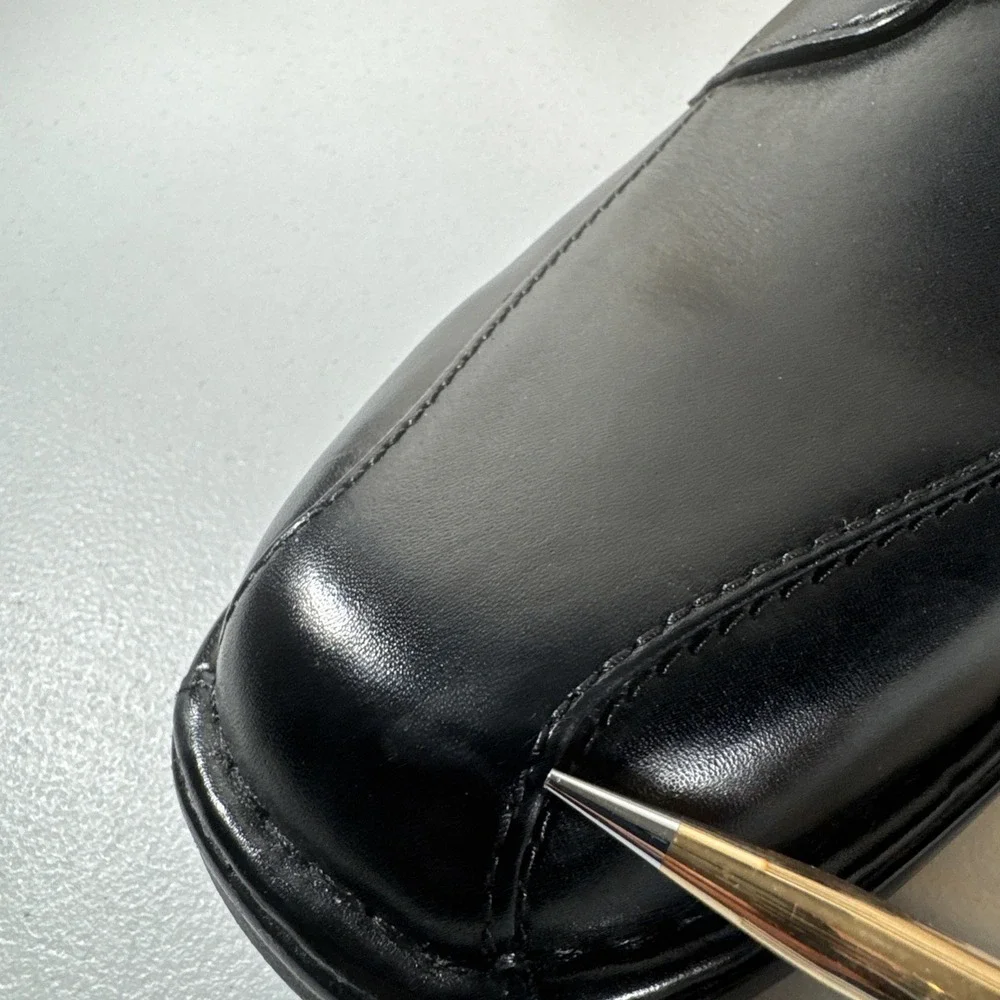 Clarks Kempton Run Men's Size 13 M Black Leather Oxford Dress Shoes Church Work
